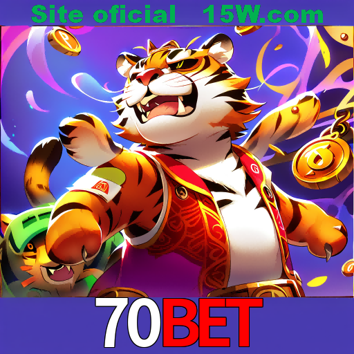 Imagem promocional da 70Bet mostrando a plataforma e suas vantagens